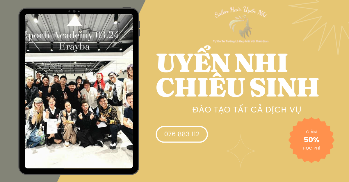 Khóa học nghề Hair, Nail, Gội đầu dưỡng sinh từ cơ bản đến nâng cao tại Hair Nail Uyển Nhi TP.HCM