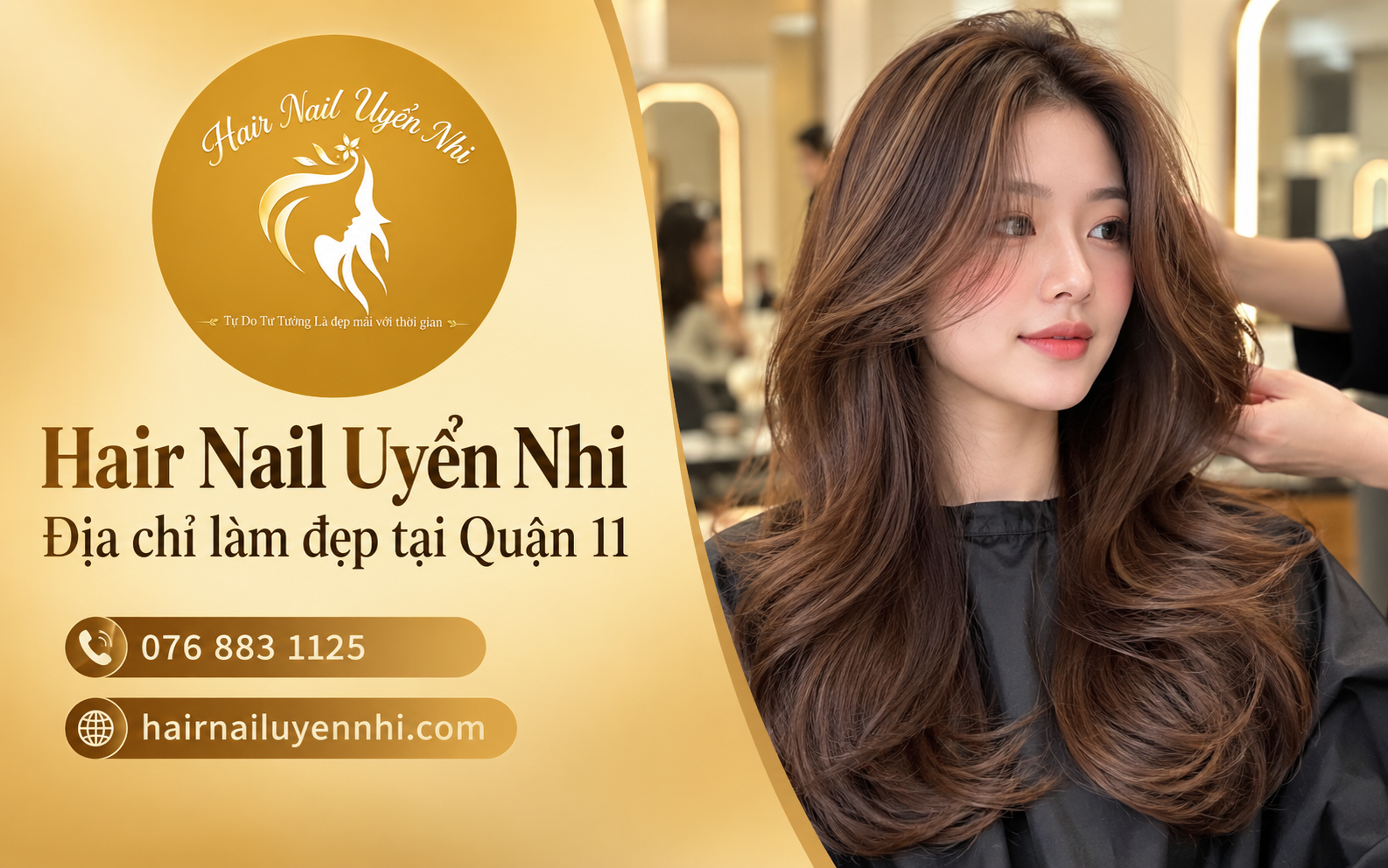 Chăm sóc và tạo kiểu tóc tại Hair Nail Uyển Nhi – địa chỉ làm đẹp tại Quận 11
