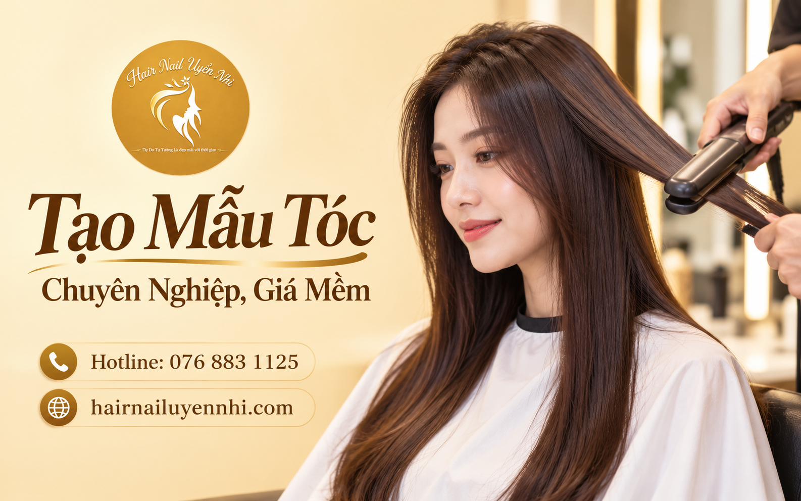 Uyển Nhi tư vấn mẫu tóc phù hợp theo sở thích và gương mặt của quý khách
