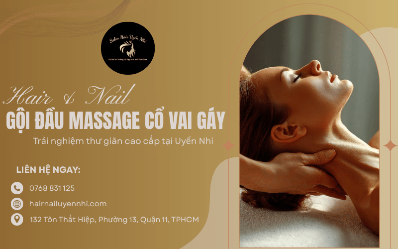 gội đầu massage cổ vai gáy Q11