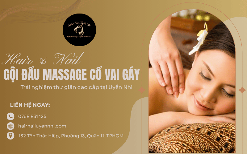gội đầu massage cổ vai gáy Q11