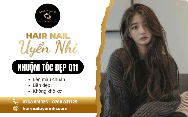nhuộm tóc đẹp Q11