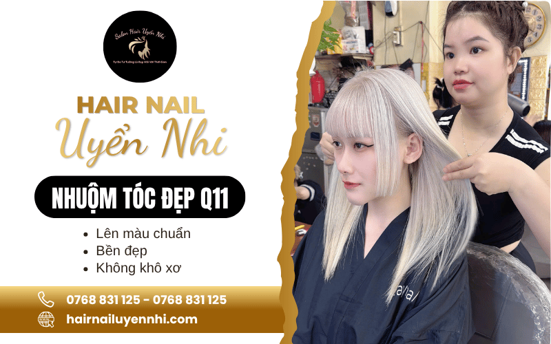 nhuộm tóc đẹp Q11