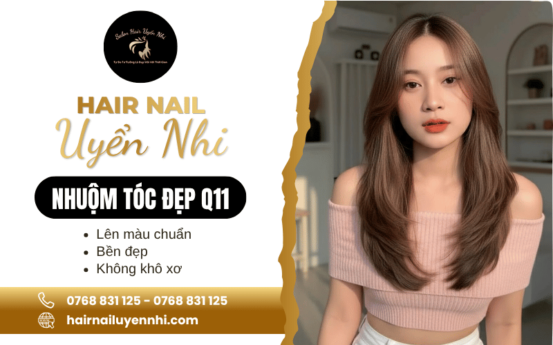 nhuộm tóc đẹp Q11