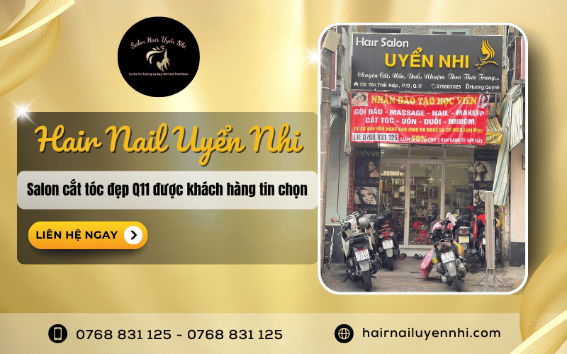salon cắt tóc đẹp Q11